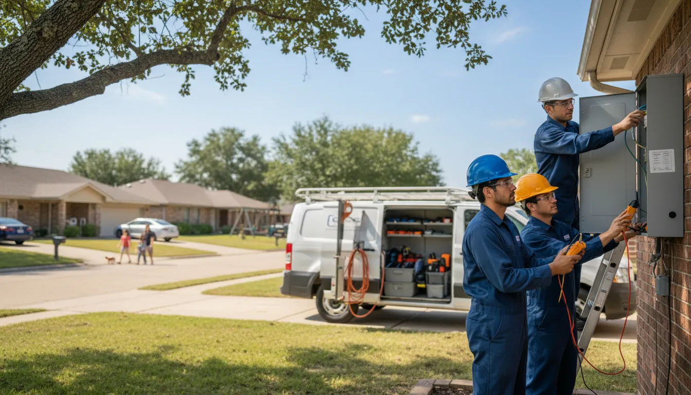 Certified electrician providing emergency electrical services in Oconee, IL